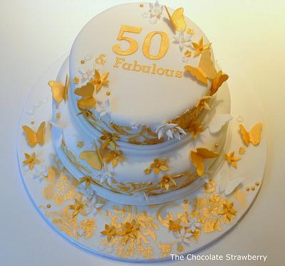50 and Fabulous - Cake by Sarah Jones