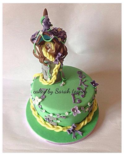 Tangled cake  - Cake by sarahtosney