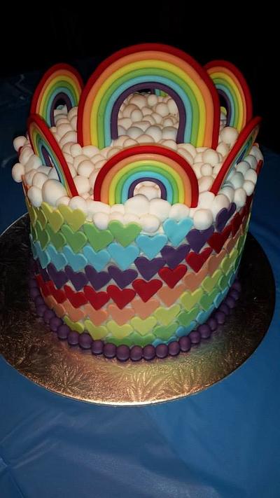 Rainbows - Cake by Lisa