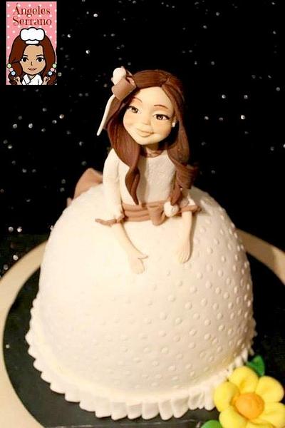 niña comunión  - Cake by Ángeles Serrano