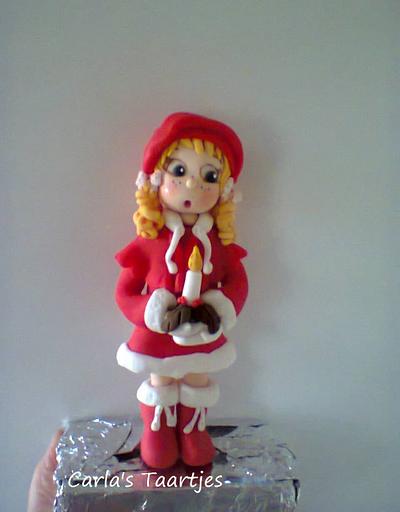 Christmas Lady - Cake by Carla 