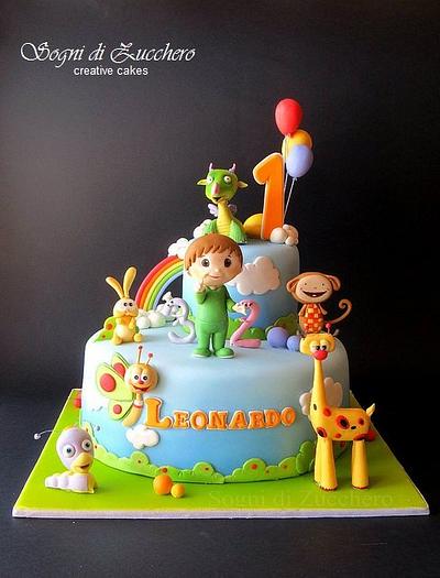 Baby Tv cake - Cake by Maria Letizia Bruno