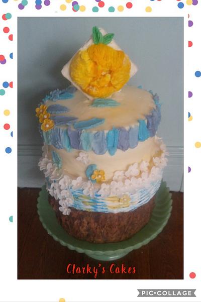 HAPPY 🎂 BIRTHDAY CHRIS & MEGAN 🎂 - Cake by June ("Clarky's Cakes")