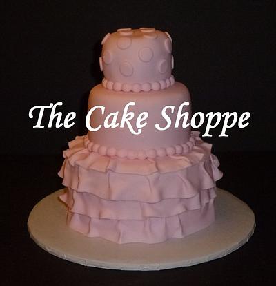 Pretty in Pink cake - Cake by THE CAKE SHOPPE