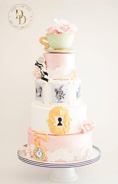 Alice in Wonderland Tea Party - Cake by Delicia Designs