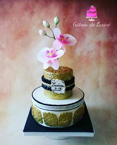 Textured birthday cake - Cake by Gâteau de Luciné