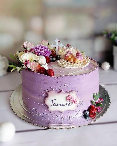 Krstinová torta  - Cake by Cakes Julia 