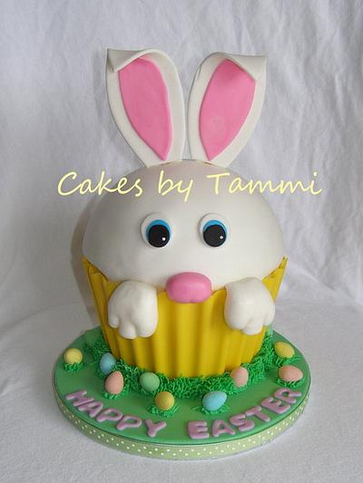 Easter Bunny Giant Cupcake - Cake by Cakes by Tammi
