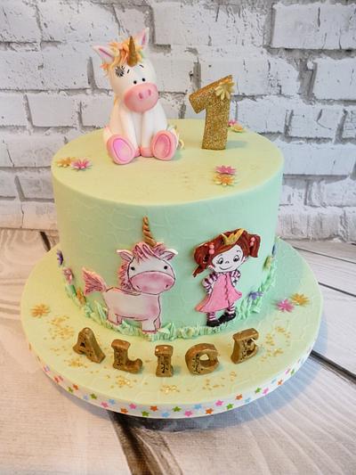 Unicorns and Princesses - Cake by Hilz