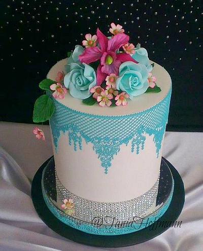Pretty cake for Birthday Registry - Cake by Grans Cakes