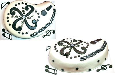 Music Notes Cake - Cake by Chef Rose