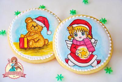 Handpainted Christmas Cookies - Cake by SweetLin