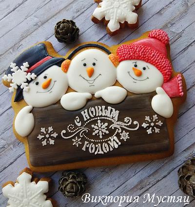 Christmas gingerbread - Cake by Victoria