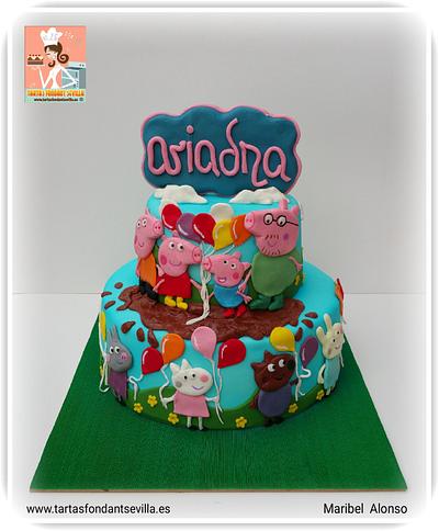 Peppa Pig and friends - Cake by MaribelAlonso