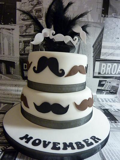 Movember Charity Moustache Cake - Cake by Beccy Samworth