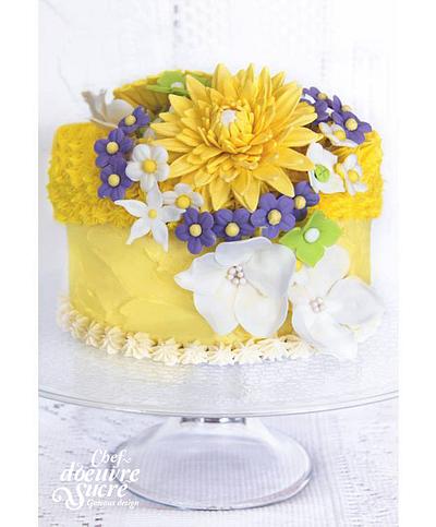 Flower cake - Cake by Chefdoeuvresucre