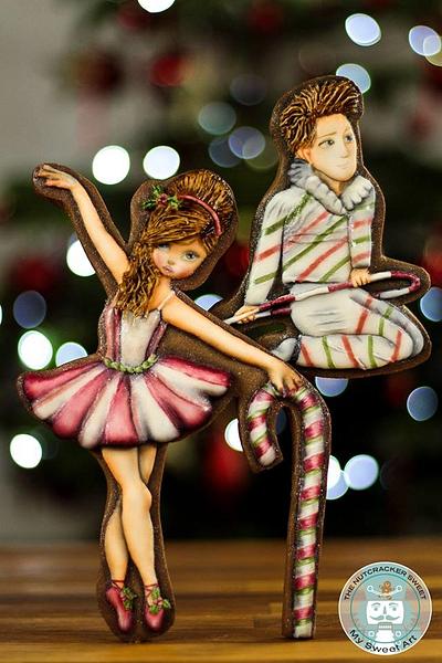 Candy Cane Ballet Dancers // The Nutcracker - Cake by My Sweet Art