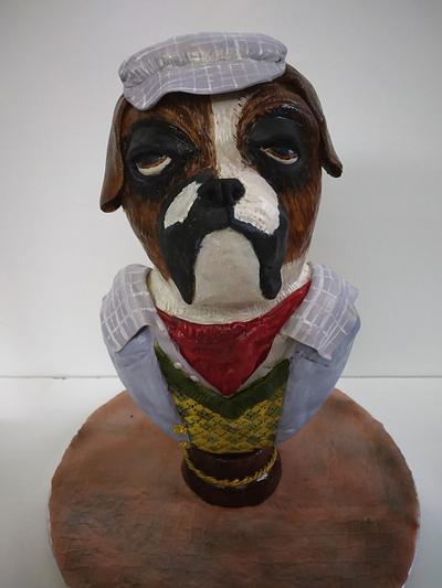 Gentle Jack - Tough Looking Dog with a Heart of Gold !  - Cake by GorgeousCakesBLR