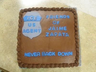 ICE Special Agent - Cake by Aida Martinez