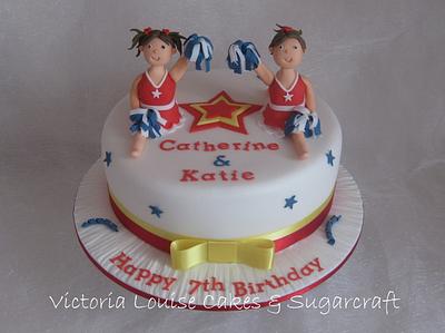 Cheerleaders Cake - Cake by VictoriaLouiseCakes