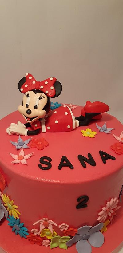 Minnie in pink - Cake by Zerina