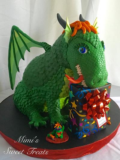 Sculpted Dragon Cake - Cake by MimisSweetTreats
