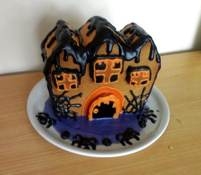 Halloween Gingerbread house - Cake by kolacova
