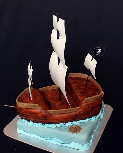 Pirate ship - Cake by Anka