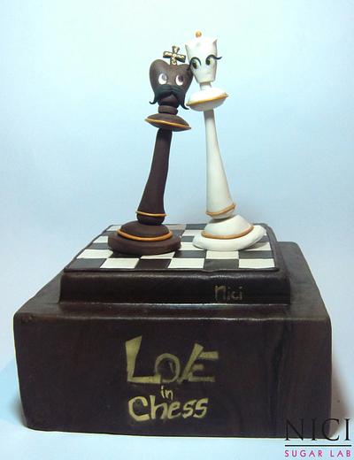 Love in chess - Cake by Nici Sugar Lab