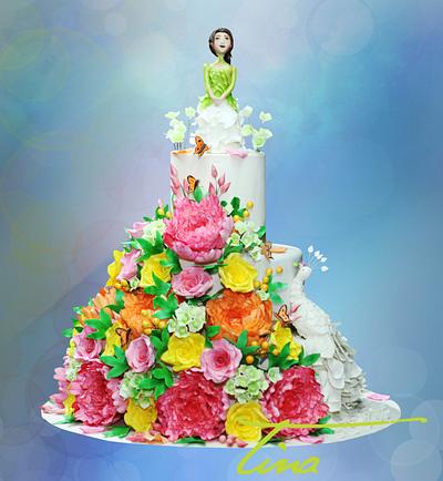 Garden of Love - Cake by Tina Jadav