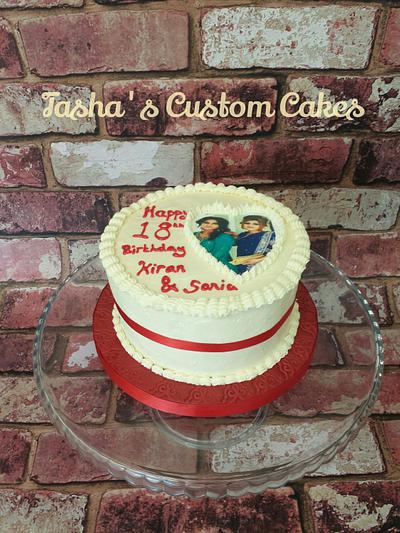 photo birthday cake - Cake by Tasha's Custom Cakes