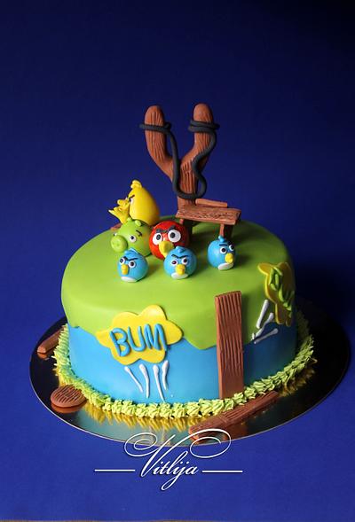 angry birds cake - Cake by VitlijaSweet