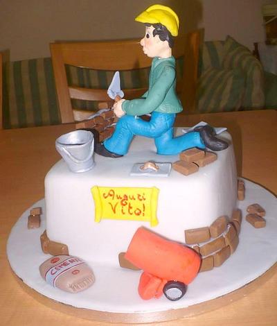 The builder man  - Cake by Filomena