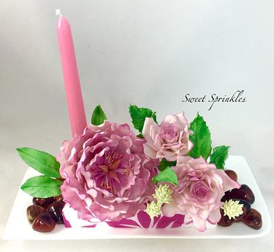 Sugar Bouquet - Cake by Deepa Pathmanathan