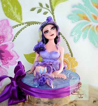 Lovely purple lady - Cake by Judith-JEtaarten