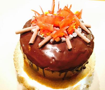Bonfire cake  - Cake by Live Love n Bake 