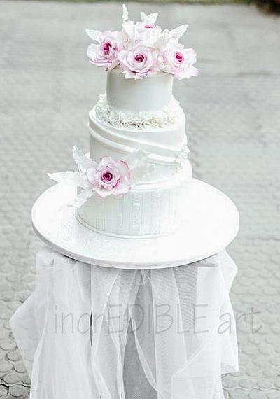 Gardenia- Wedding cake - Cake by Rumana Jaseel