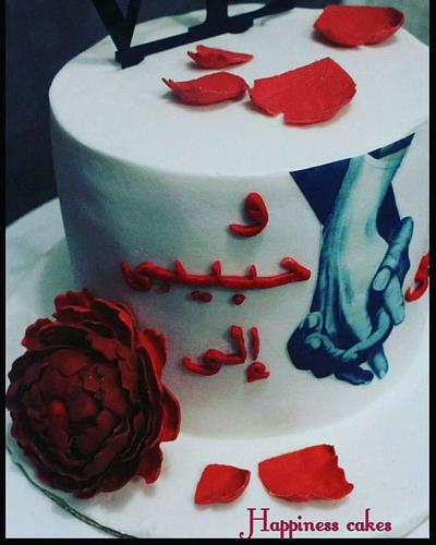 Anniversary cake - Cake by Rana Eid