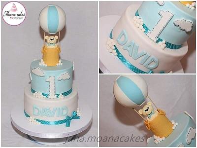1st birthday boy cake - Cake by Moanacakes