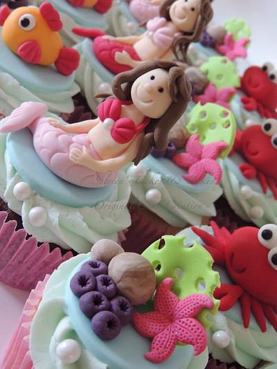 Mermaid cupcakes - Cake by Shereen