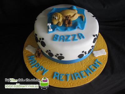 BAZZA the retiring guide dog - Cake by Sublime Cake Creations