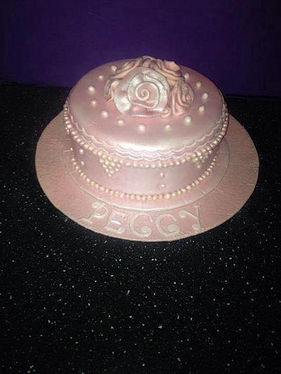 the pink rose - Cake by Witty Cakes