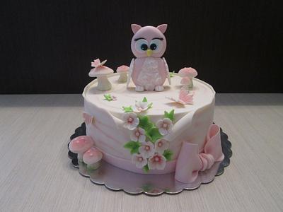 Little Owl - Cake by sansil (Silviya Mihailova)