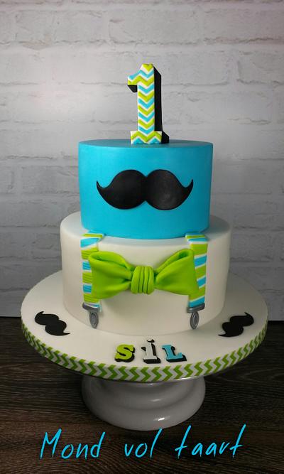 Moustache party - Cake by Mond vol taart