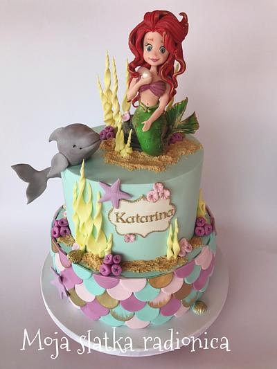 Little mermaid cake - Cake by Branka Vukcevic