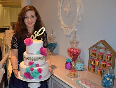 Me and my 25th Birthday cake! - Cake by Sugarlace Cakes