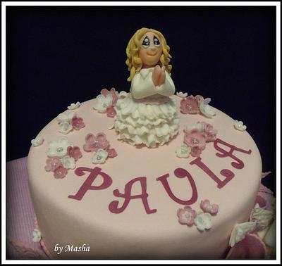 first communion angels cake - Cake by Sweet cakes by Masha