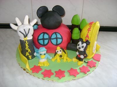 Mickey's clubhouse cake - Cake by Dora Th.
