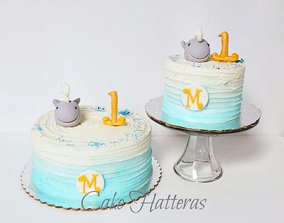 Whale of a First Birthday!  - Cake by Donna Tokazowski- Cake Hatteras, Martinsburg WV