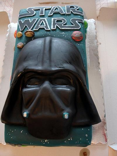 Cake-Darth Vader mask - Cake by Valeria Sotirova